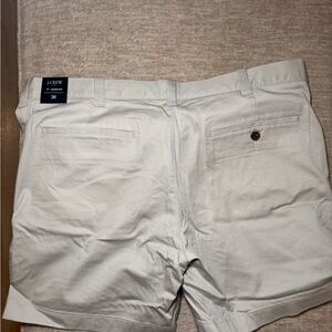 J. Crew Men's Cream Flat Front Shorts